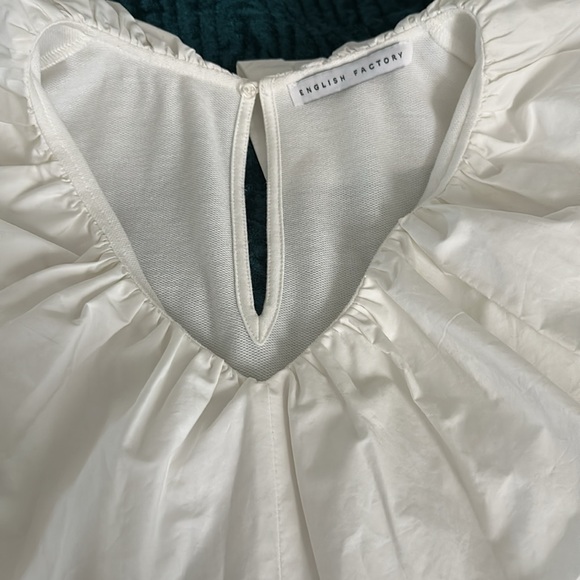 English Factory Cream Ruffle Dress - Picture 14 of 14